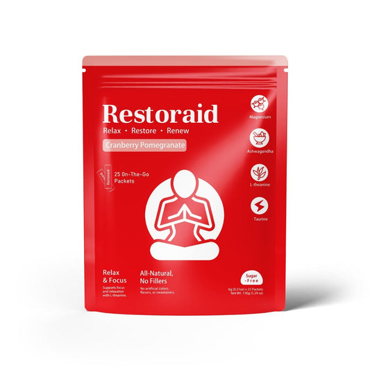 Restoraid Cranberry Pomegranate - 25 Pack - KinVita